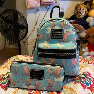 Disney Parks Dumbo Loungefly Set
